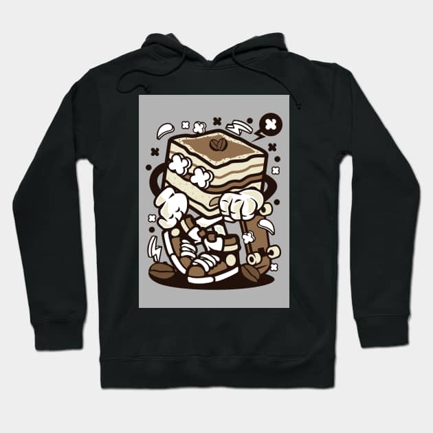 Design 51 Tiramisu Skater Hoodie by Hudkins